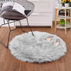 Tapis Rond Tout Doux En Laine Artificielle • Moment Cocooning -Maison Série 0 0eac74
