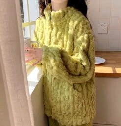 Pyjama Deux Pièces D'hiver Tout Doux • Moment Cocooning