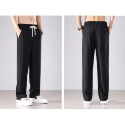 Pantalon De Jogging Fluide, Coupe Droite Pour Homme • Moment Cocooning -Maison Série 0 68d042