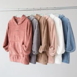 Pyjama D'hiver Chaud à Capuche Pour Femme • Moment Cocooning -Maison Série 0 83404d