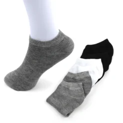 Lot De 10 Paires De Chaussettes Respirantes Pour Femme • Moment Cocooning -Maison Série 10 paires de chaussettes de sport respirantes pour femmes couleur unie bateau confortable en coton vente 1
