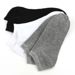 Lot De 10 Paires De Chaussettes Respirantes Pour Femme • Moment Cocooning -Maison Série 10 paires de chaussettes de sport respirantes pour femmes couleur unie bateau confortable en coton vente 3