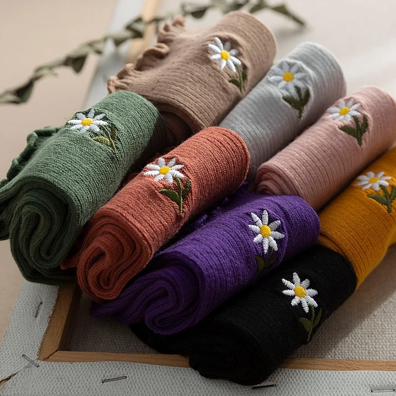 Chaussettes Fleuries • Moment Cocooning 6 Chaussettes Fleuries • Moment Cocooning – Image 4