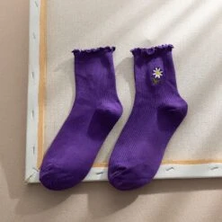 Chaussettes Fleuries • Moment Cocooning 22 Chaussettes Fleuries • Moment Cocooning -Maison Série 10171 e91e54