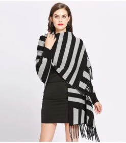 Châle Rayé Très Chic • Moment Cocooning -Maison Série 10596 ulmxbe