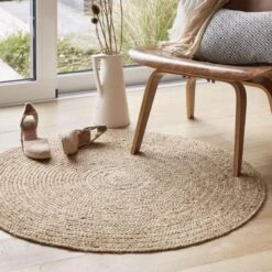 Tapis Rond Tissé • Moment Cocooning