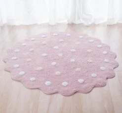 Tapis Rond épais à Pois • Moment Cocooning -Maison Série 10972 d8jjr6
