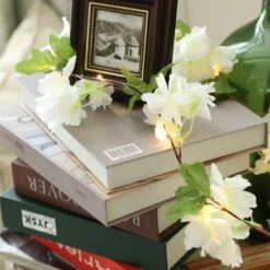 Guirlande Lampe LED De Feuilles Et Fleurs Artificielles Cocooning • Moment Cocooning -Maison Série 15197 rhijmt