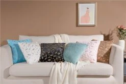 Housse De Coussin Velours à Plumes Dorées Style Romantique • Moment Cocooning 15 Housse De Coussin Velours à Plumes Dorées Style Romantique • Moment Cocooning -Maison Série 1523 224182