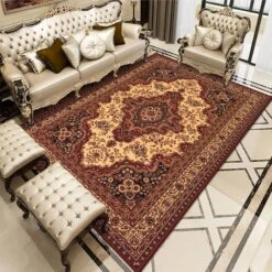 Grand Tapis De Sol Boho Imprimé Style Turc • Moment Cocooning -Maison Série 15691 gxev70