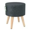 Pouf Tabouret De Rangement En Bois • Moment Cocooning -Maison Série 18266 poivw7