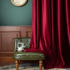 Rideau Rouge Cocooning De Théâtre • Moment Cocooning