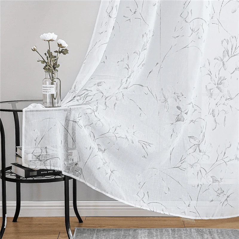 Rideau Transparent De Couleur Pour Salon Ou Chambre à Coucher • Moment Cocooning 6 Rideau Transparent De Couleur Pour Salon Ou Chambre à Coucher • Moment Cocooning – Image 4