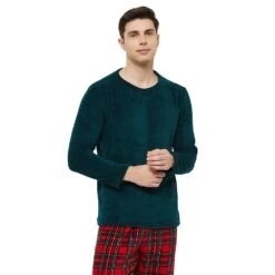 Pyjama Homme Cocooning En Corail • Moment Cocooning -Maison Série 42031 ek99qm