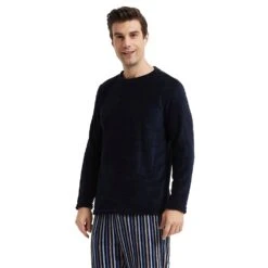 Pyjama Homme Cocooning En Corail • Moment Cocooning -Maison Série 42031 mnuzh0