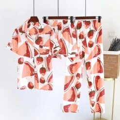 Pyjama 3 Pièces Printemps été En Viscose Pour Femmes • Moment Cocooning 13 Pyjama 3 Pièces Printemps été En Viscose Pour Femmes • Moment Cocooning -Maison Série 48492 md3l7s