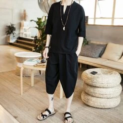 Ensemble D'été Décontracté Style Asiatique Pour Homme • Moment Cocooning 19 Ensemble D'été Décontracté Style Asiatique Pour Homme • Moment Cocooning -Maison Série 50479 0788ee