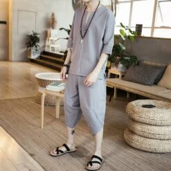 Ensemble D'été Décontracté Style Asiatique Pour Homme • Moment Cocooning 26 Ensemble D'été Décontracté Style Asiatique Pour Homme • Moment Cocooning -Maison Série 50479 099341