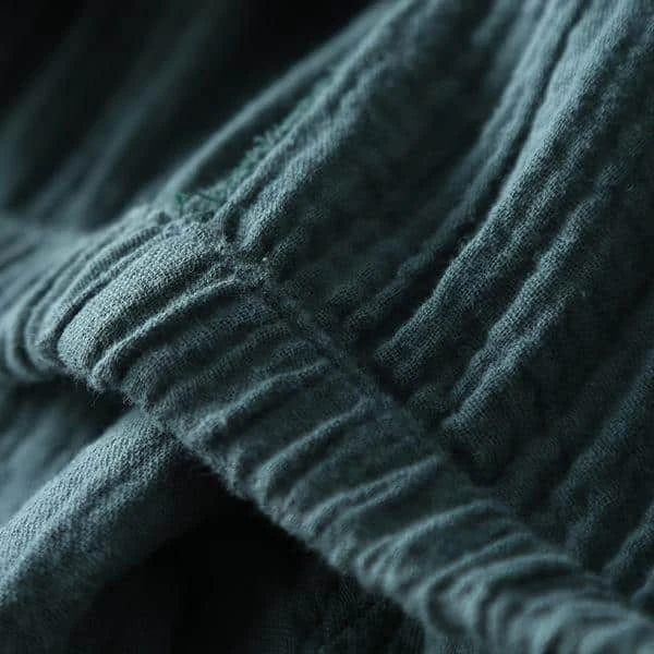 Pyjama D'été Ensemble En Gaze De Coton Pour Femme • Moment Cocooning 9 Pyjama D'été Ensemble En Gaze De Coton Pour Femme • Moment Cocooning – Image 7