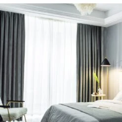 Rideau En Velours Uni Occultant • Moment Cocooning -Maison Série 5313 fbab0c