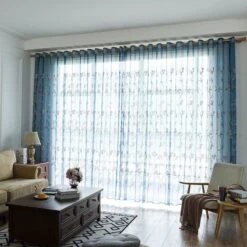 Rideau En Tulle Brodé De Fleurs • Moment Cocooning -Maison Série 57598 nhqxay