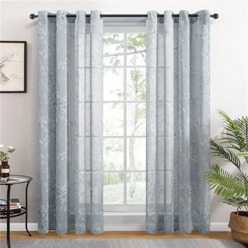 Rideau Transparent De Couleur Pour Salon Ou Chambre à Coucher • Moment Cocooning 8 Rideau Transparent De Couleur Pour Salon Ou Chambre à Coucher • Moment Cocooning – Image 6