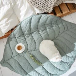 Tapis Cocooning En Forme De Feuille • Moment Cocooning -Maison Série 60054 yzlnno