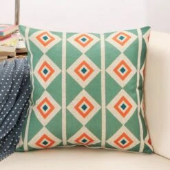 Housse De Coussin à Motifs Géométriques • Moment Cocooning -Maison Série 62788 w6bkss
