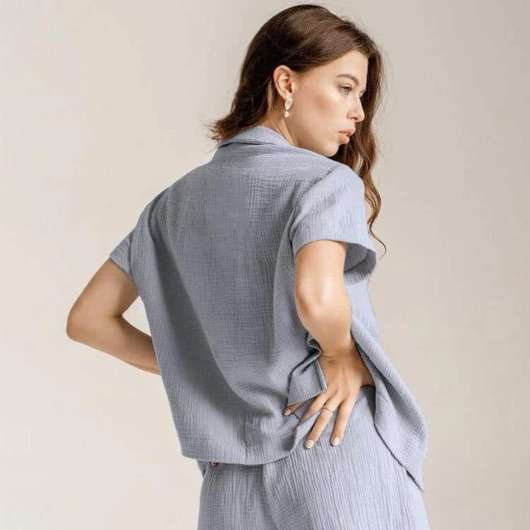 Ensemble Cocooning D'été En Coton • Moment Cocooning 20 Ensemble Cocooning D'été En Coton • Moment Cocooning – Image 18