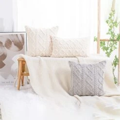 Housse De Coussin Cocooning Douce à Motif • Moment Cocooning -Maison Série 63270 mb6uv9