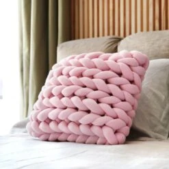 Coussin Grosses Mailles • Moment Cocooning -Maison Série 635 72befb