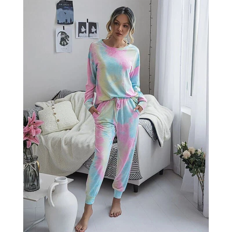 Ensemble Cocooning Tie And Dye Pour Femme • Moment Cocooning 3 Ensemble Cocooning Tie And Dye Pour Femme • Moment Cocooning