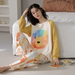 Pyjama Cocooning En Coton Imprimé Animaux Pour Femme • Moment Cocooning 12 Pyjama Cocooning En Coton Imprimé Animaux Pour Femme • Moment Cocooning -Maison Série 64622 kupob5