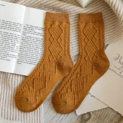 Chaussettes Tricotées En Laine Pour Femme • Moment Cocooning -Maison Série 64945 ggu6lw