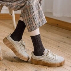 Chaussettes Tricotées En Laine Pour Femme • Moment Cocooning -Maison Série 64945 sb8f62