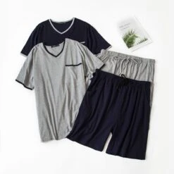 Ensemble D'été Pour Homme En Coton • Moment Cocooning