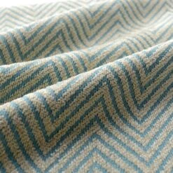 Rideaux En Chenille à Rayures Bleues • Moment Cocooning -Maison Série 6877 295a87