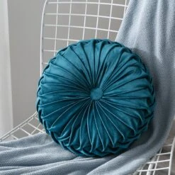 Coussin Plissé En Velours • Moment Cocooning -Maison Série 692 b2bfee