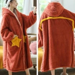 Peignoir à Capuche En Peluche • Moment Cocooning -Maison Série 69310 969936