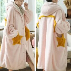 Peignoir à Capuche En Peluche • Moment Cocooning -Maison Série 69310 b7fce3