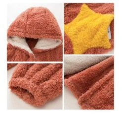 Peignoir à Capuche En Peluche • Moment Cocooning -Maison Série 69310 dvlcy1