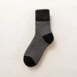 Chaussettes En Laine Bicolore • Moment Cocooning -Maison Série 71782 vaxxct