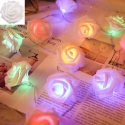 Guirlande De Roses Lumineuses à LED • Moment Cocooning -Maison Série 72280 d9vhqw