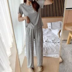 Pyjama Cocooning Côtelé • Moment Cocooning 17 Pyjama Cocooning Côtelé • Moment Cocooning -Maison Série 72486 ecav7d