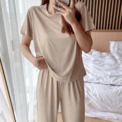 Pyjama Cocooning Côtelé • Moment Cocooning 24 Pyjama Cocooning Côtelé • Moment Cocooning -Maison Série 72486 ewj79k