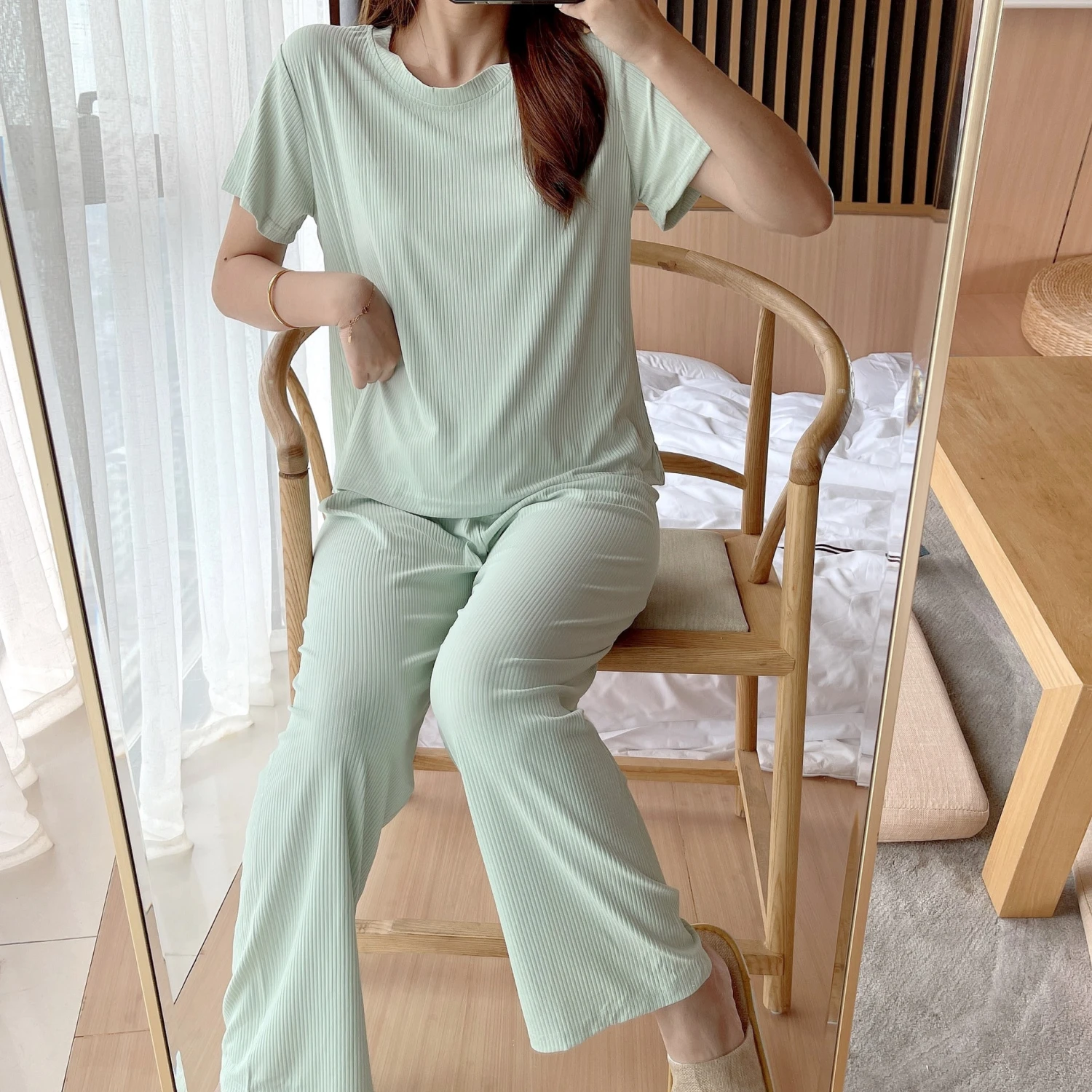 Pyjama Cocooning Côtelé • Moment Cocooning 7 Pyjama Cocooning Côtelé • Moment Cocooning – Image 5