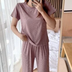 Pyjama Cocooning Côtelé • Moment Cocooning 25 Pyjama Cocooning Côtelé • Moment Cocooning -Maison Série 72486 gug8ic