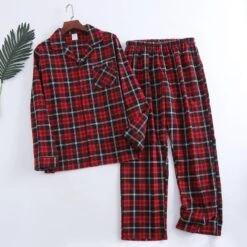 Pyjama En Coton à Carreaux Pour Homme • Moment Cocooning