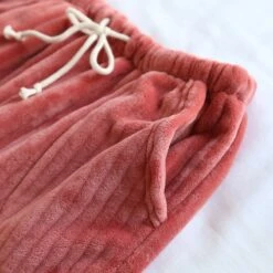 Ensemble De Pyjama En Peluche Côtelé Pour Femme • Moment Cocooning -Maison Série 73104 y7o9it