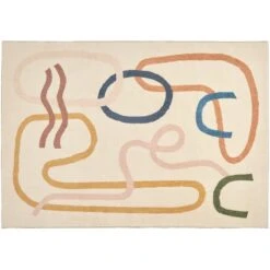 Tapis Cocooning Design Graphique Abstrait  • Moment Cocooning -Maison Série 74855 daro3p